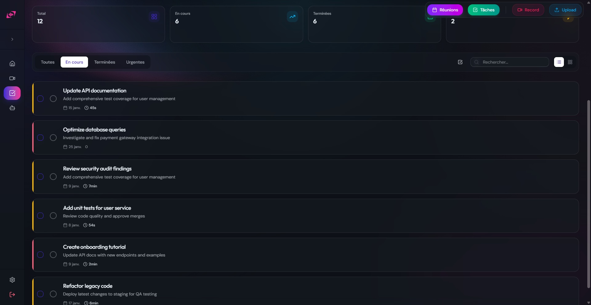 Exécution & Automatisation